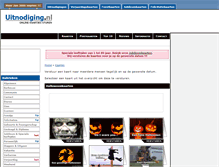 Tablet Screenshot of halloween.uitnodiging.nl