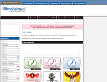 Tablet Screenshot of contact.uitnodiging.nl