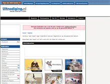 Tablet Screenshot of dieren.uitnodiging.nl